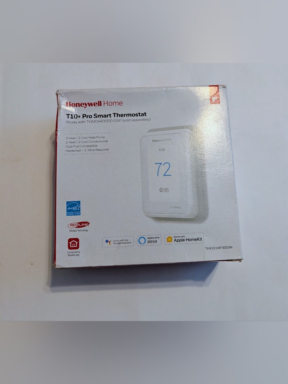 Honeywell Home T10+ Pro Smart Thermostat THX321WF3003W – RedLINK WiFi